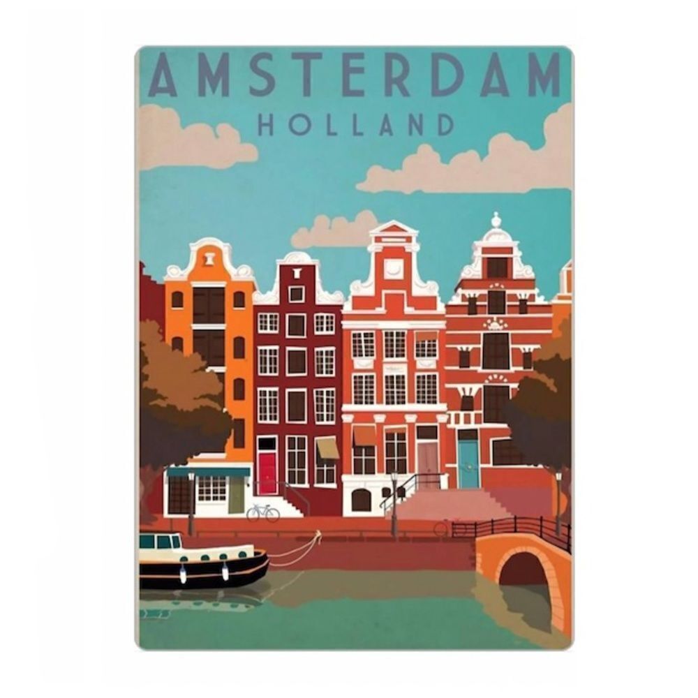 Amsterdam Netherlands Souvenir Magnet